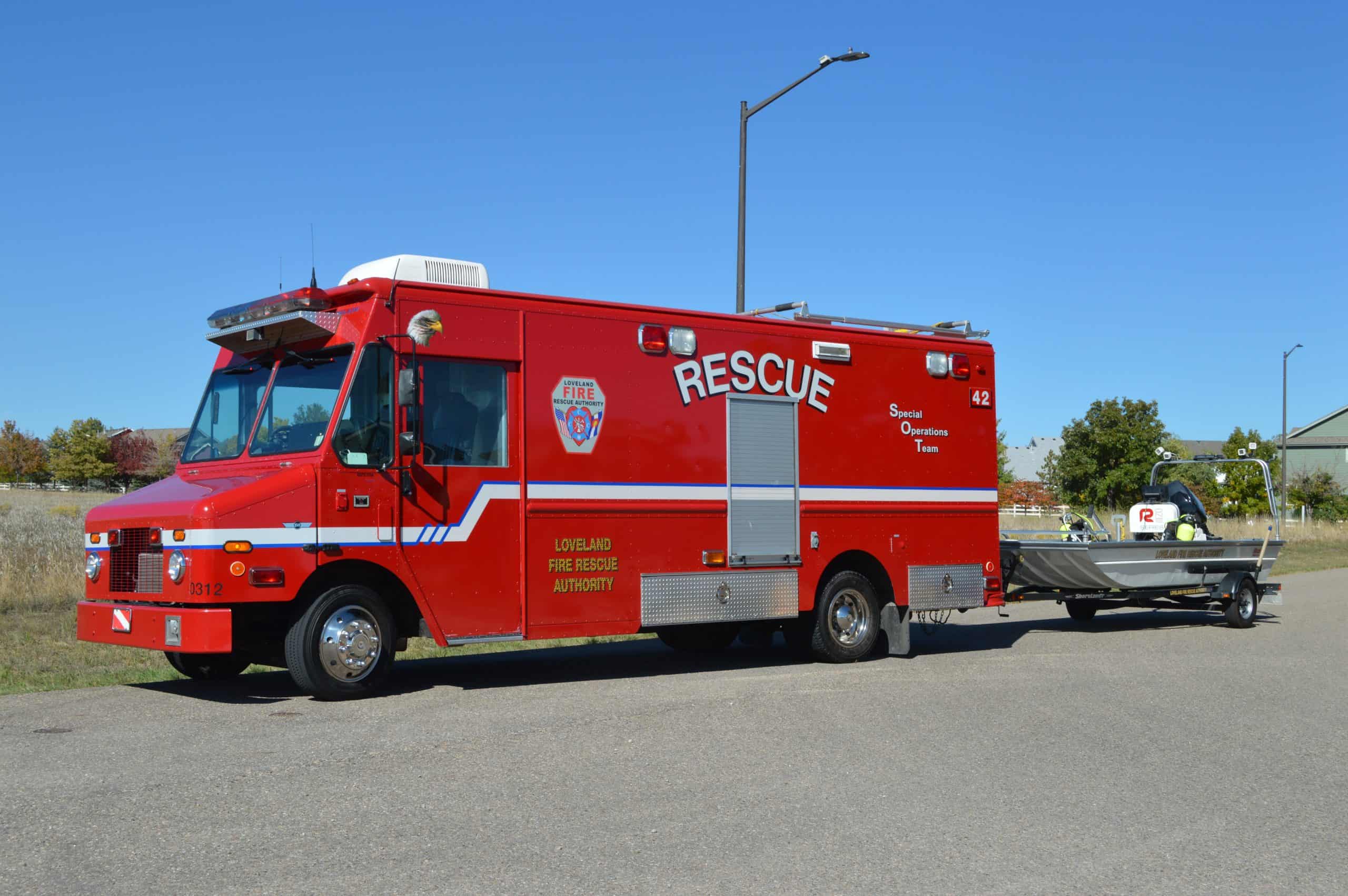 Water Rescue 42 w Rescue Boat
